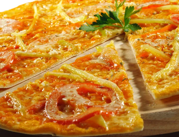 Vegetabiliska pizza — Stockfoto