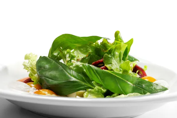Salada - Magret defumado com molho Chaud-Froid vermelho — Fotografia de Stock