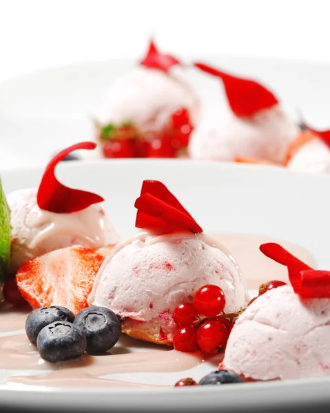 Dessert - Fruit Mousse — Stock Photo, Image