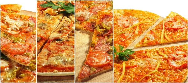 Scheibe Pizza — Stockfoto