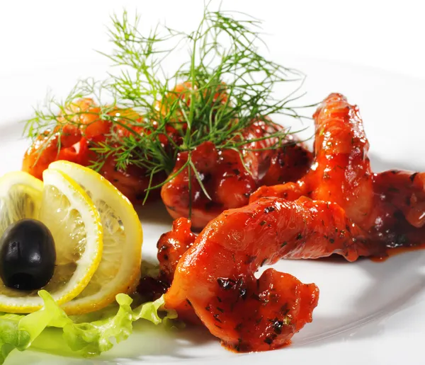 Seafood - Shrimps — Stock Photo, Image