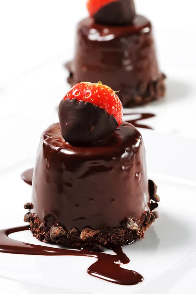 Torta al cioccolato — Foto Stock