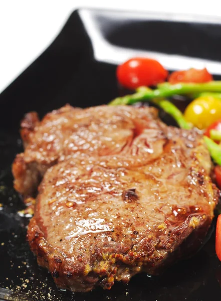 Platos de carne caliente - Ribai — Foto de Stock