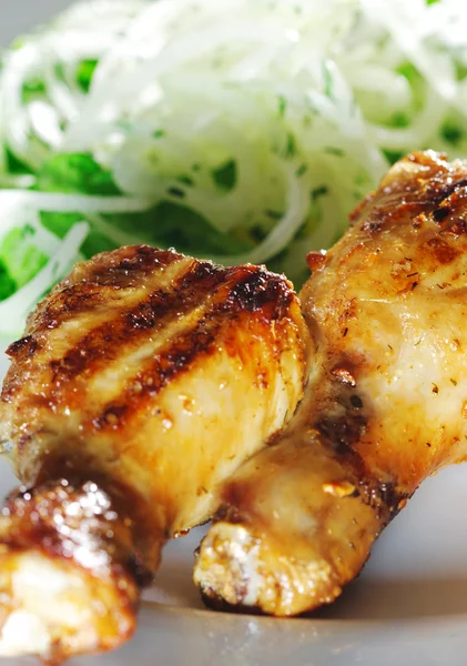 Gambe di pollo alla griglia — Foto Stock