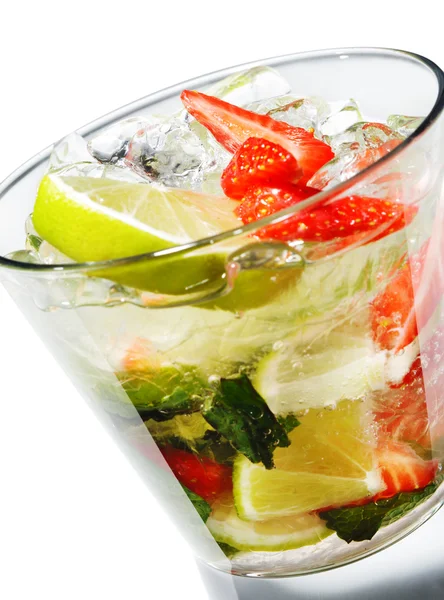 Cocktail - Berry Mojito — Stock Photo, Image