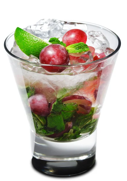 Cocktail - Grape Mojito — Stock Photo, Image