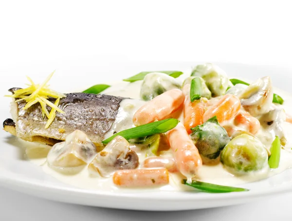 Hot Fish Dishes - Trout Fillet — Stock Photo, Image