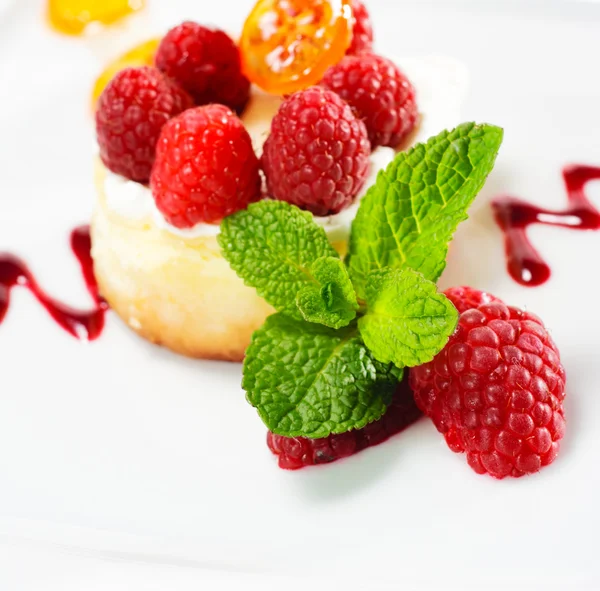 甜点-意大利乳清芝士蛋糕 — 图库照片