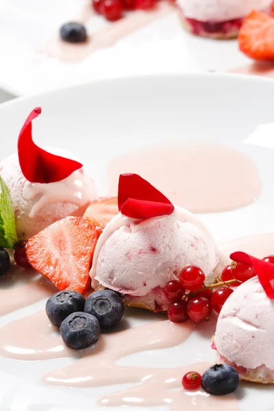 Dessert - Fruit Mousse — Stock Photo, Image