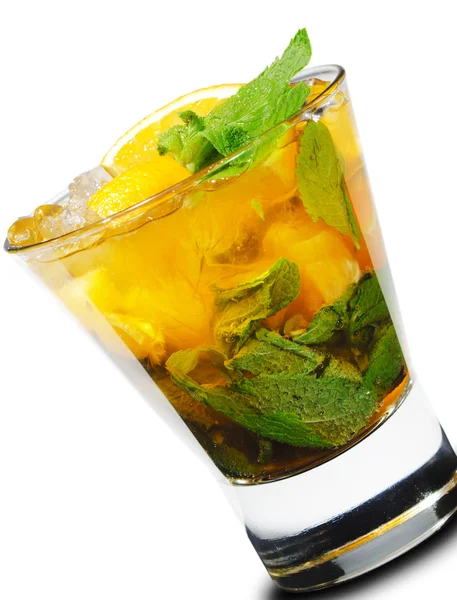 Cocktail - Orange Mojito — Stock Photo, Image