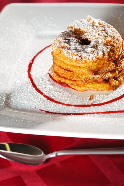 Postre - Manzanas al horno —  Fotos de Stock