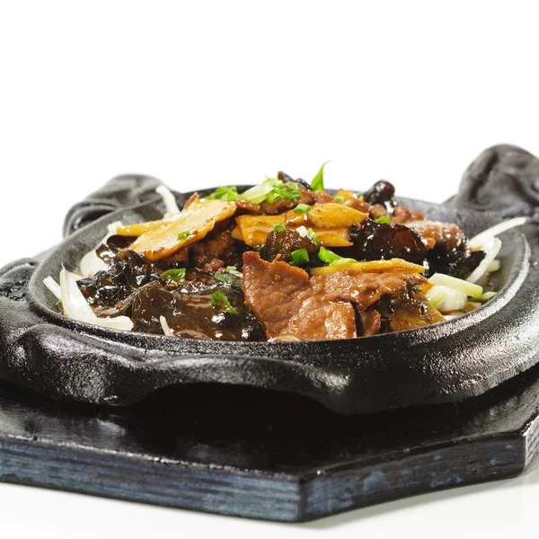 Chinesisch - Rindfleisch mit Spargel — Stockfoto
