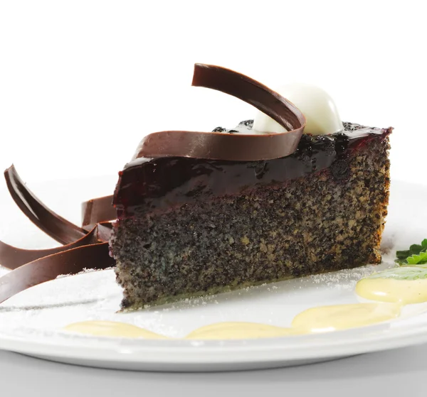 デザート - チョコレート ケーキ — ストック写真