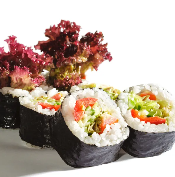 Japanese Cuisine - Vegetarian Sushi — Stock Photo, Image