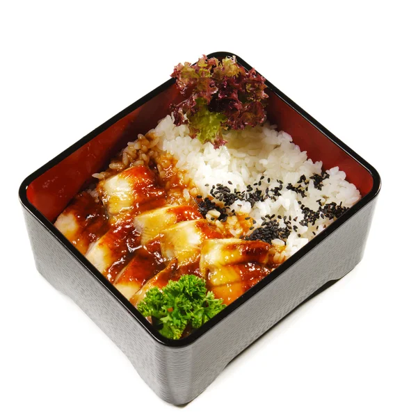 Cocina japonesa - Anguila frita — Foto de Stock