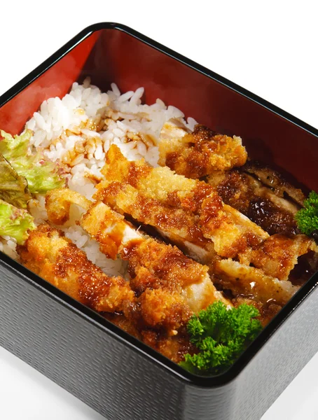 Japanese Cuisine - Fried Pork — Stock Photo, Image