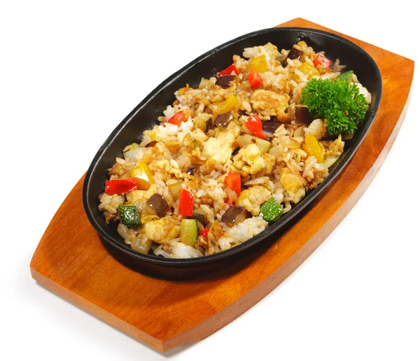 Cocina Japonesa - Arroz con Verduras — Foto de Stock