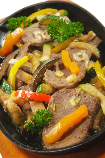 Cocina Japonesa - Carne de res con Verduras — Foto de Stock