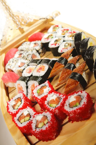 Japanese Cuisine - Sushi Ship — Stock Photo, Image