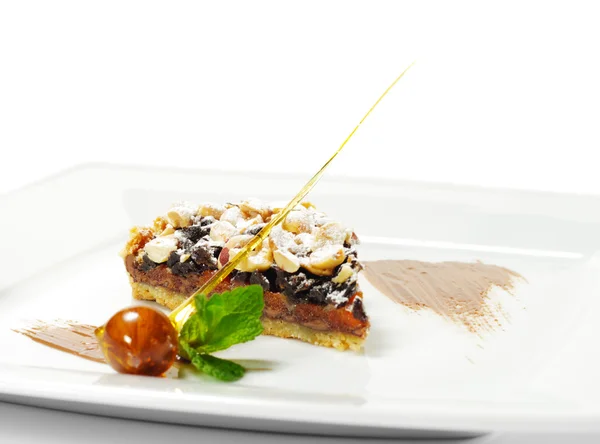 Dessert - Chocolate Shortcake — Stock Photo, Image