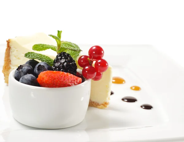 Dessert - Cheesecake — Stockfoto