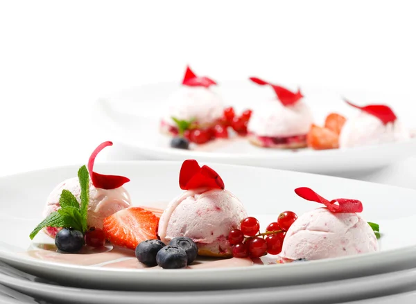 Sobremesa - Mousse de frutas — Fotografia de Stock