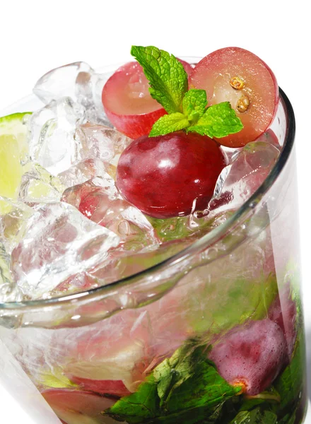 Cocktail - Grape Mojito — Stock Photo, Image