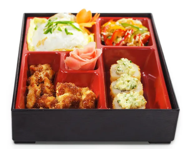 Cocina Japonesa - Almuerzo de Bento —  Fotos de Stock