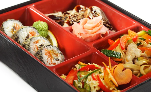 Japán konyha - ebéd Bento — Stock Fotó