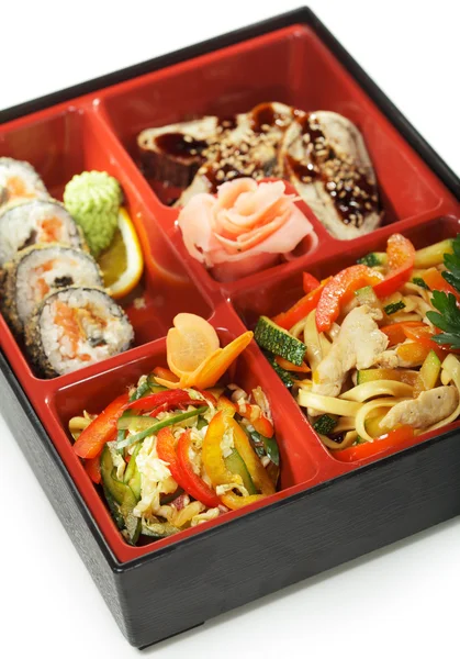 Japanese Cuisine - Bento Lunch — Stock Photo, Image