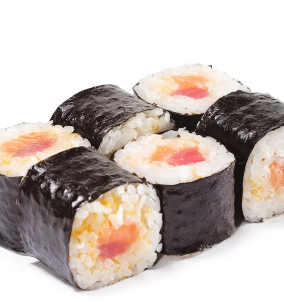 Japanse keuken - sushi rolt — Stockfoto