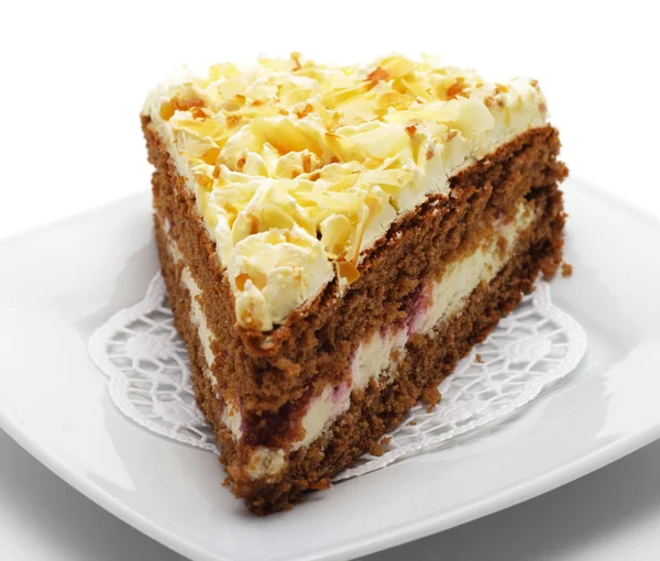 Десерт - Миндаль торт — стоковое фото