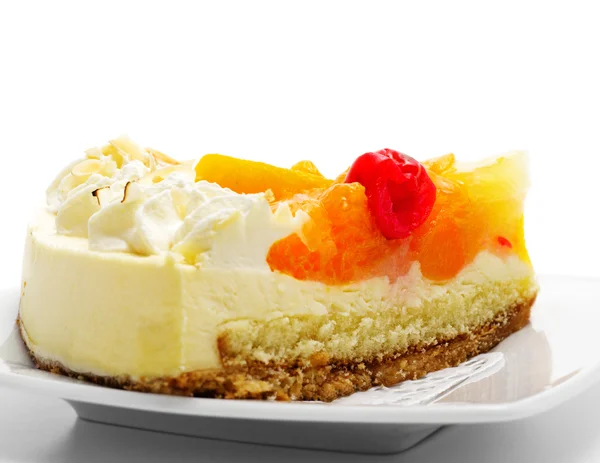 Postre - Pastel de frutas — Foto de Stock