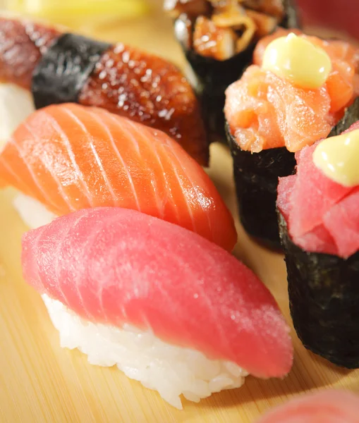 日本料理-寿司套 — 图库照片