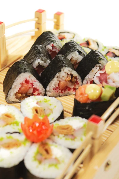 Japanse keuken - sushi set — Stockfoto