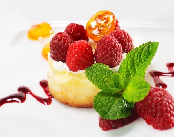 Tatlı - ricotta cheesecake — Stok fotoğraf