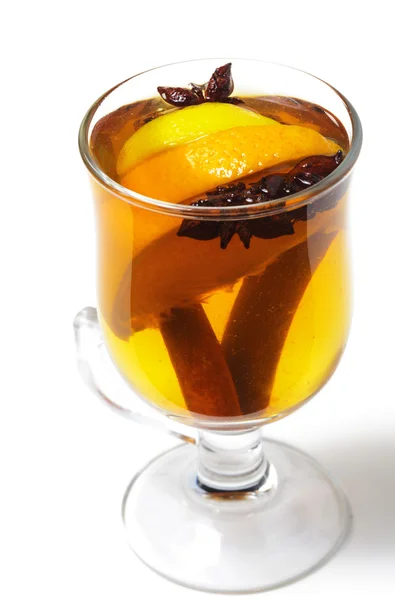 Wintercocktail - Glühwein — Stockfoto