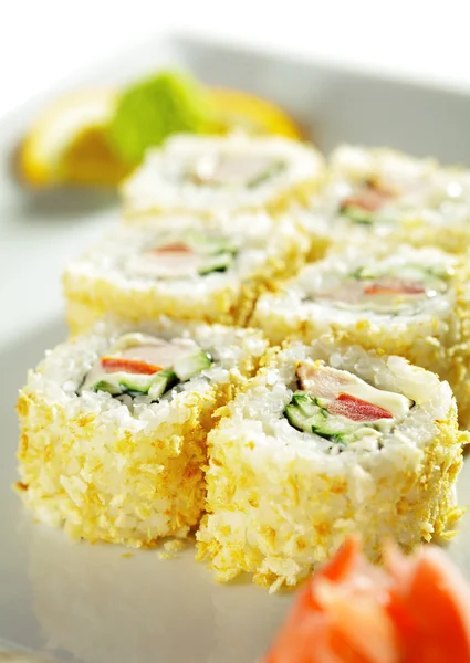 Japonská kuchyně - maki sushi — Stock fotografie