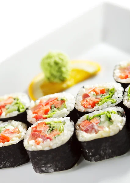Japanese Cuisine - Maki Sushi — Stock Photo, Image
