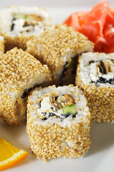 Unagi Maki Sushi — Fotografia de Stock