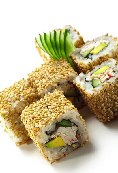 California Roll with Sesame — Stock Photo, Image