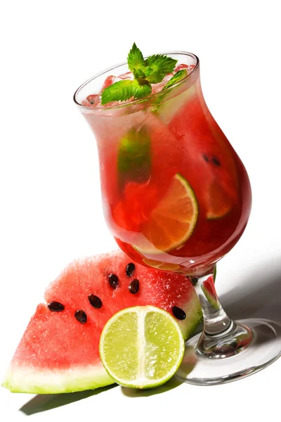 Cocktail - Watermelon Caipirinha — Stock Photo, Image