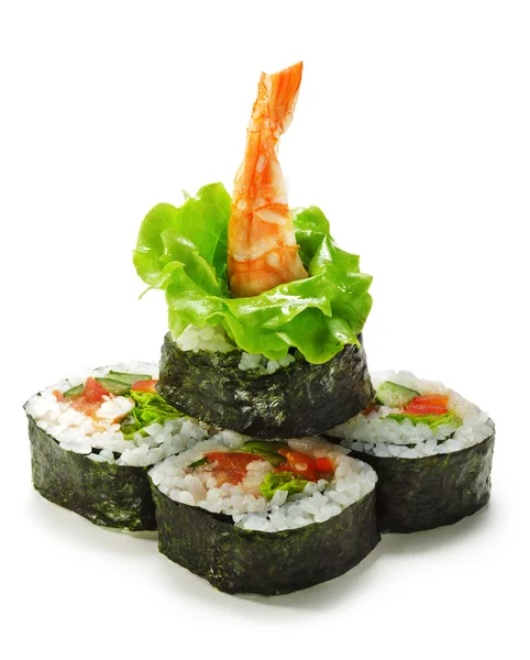 Vegetables and Shrimp Roll — Stock Photo, Image