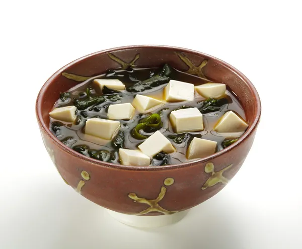 Japonská kuchyně - miso polévka — Stock fotografie