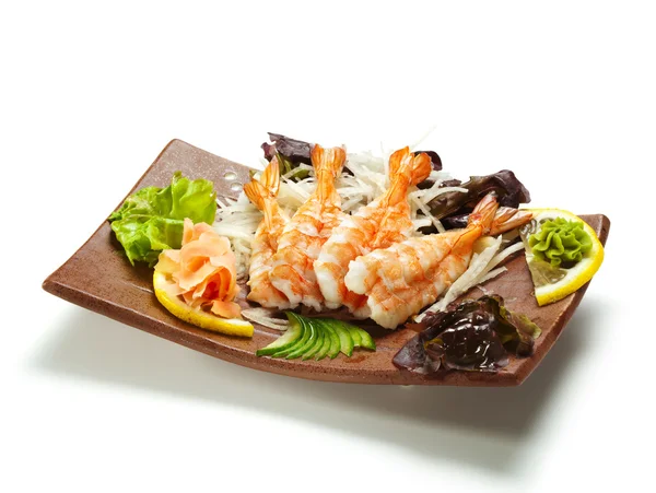 Shrimp Sashimi — Stock Photo, Image