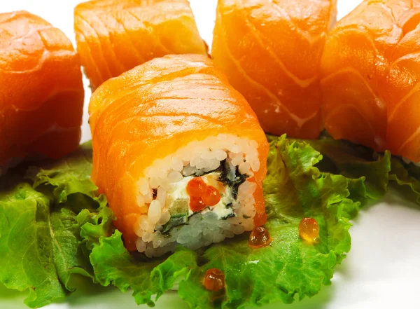 Zalm roll — Stockfoto