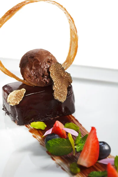 Dessert - Ganache — Stockfoto