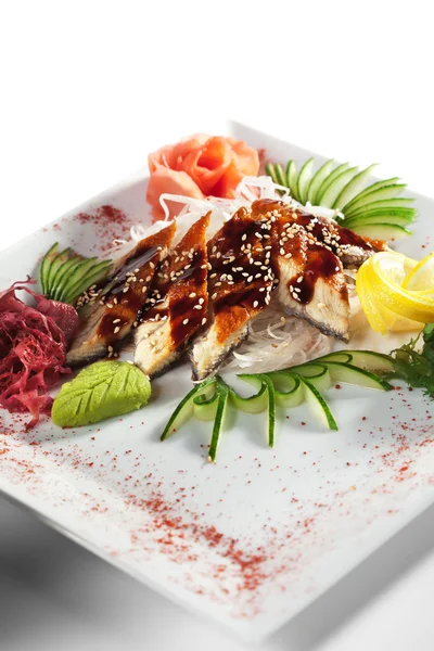 Sashimi de unagui — Fotografia de Stock