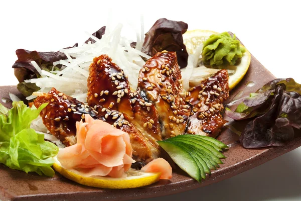 Unagi sashimi — Zdjęcie stockowe