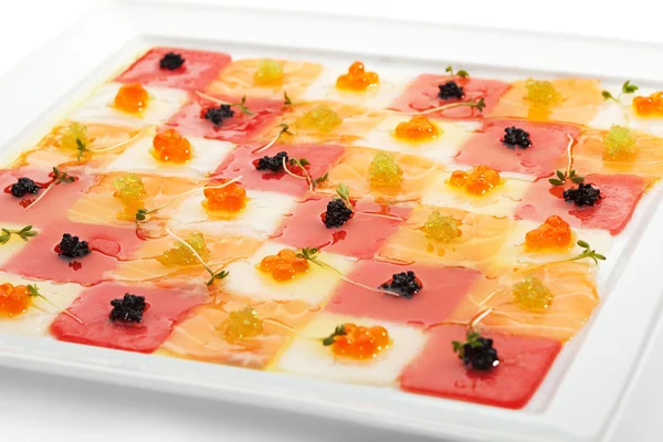 Seafood Carpaccio — Stock Photo, Image